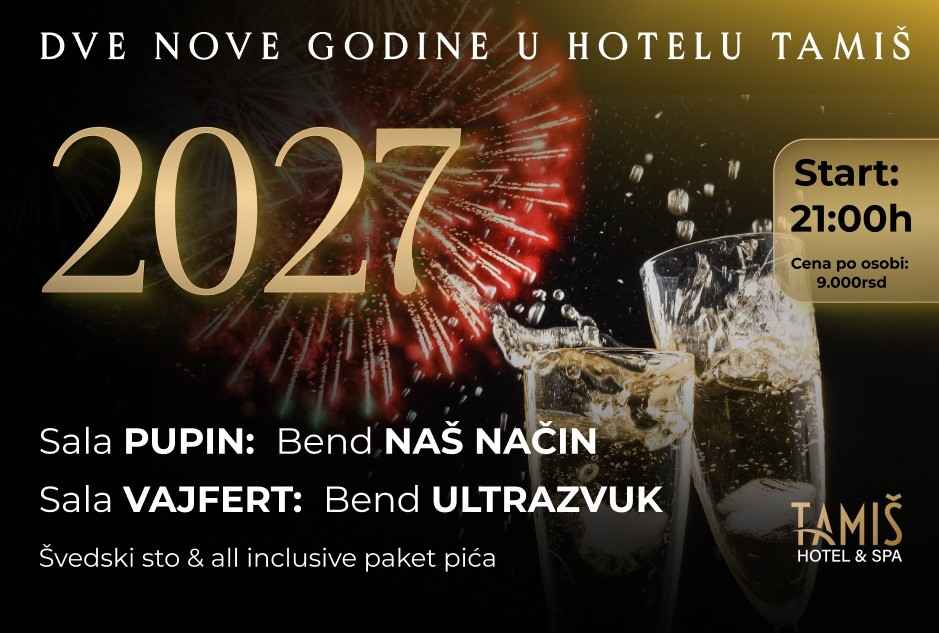 Hotel Tamiš doček Nove godine